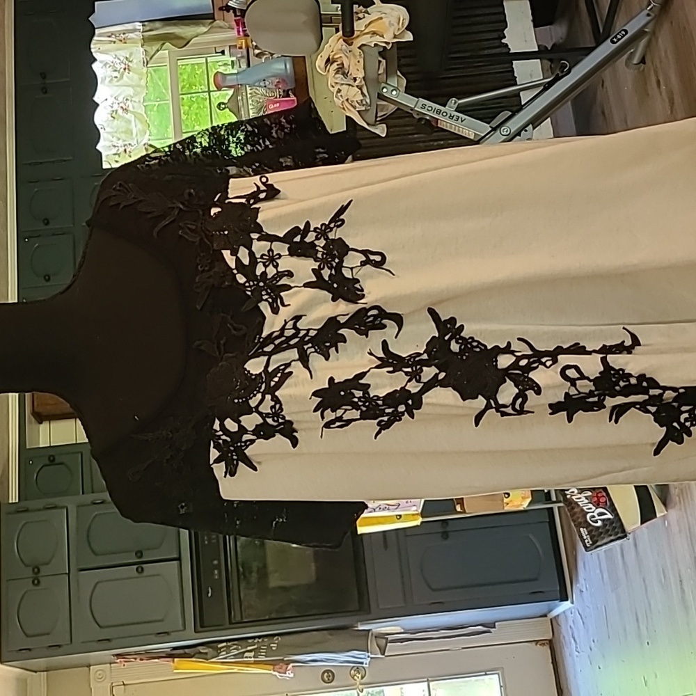 Asymmetrical lace shirt